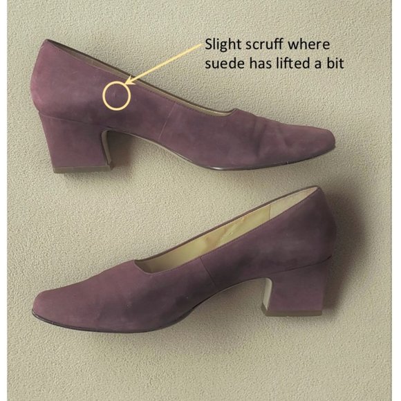Nine West Suede Pumps, Dusky Purple - Picture 9 of 14